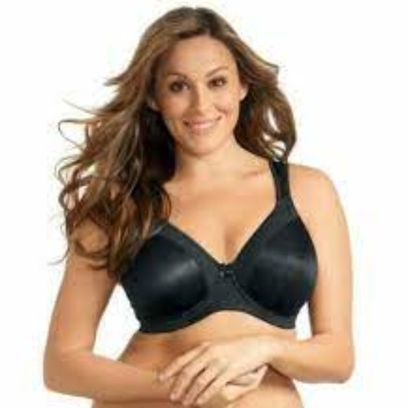 Goddess GD6131 Hannah Molded Side Support Minimizer Bra Black New With Tags Size - Picture 1 of 2